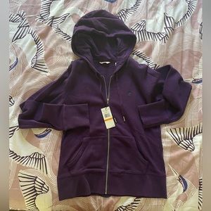 COPY - NWT. Penguin Purple Zip Up Hoodie. Size Small.